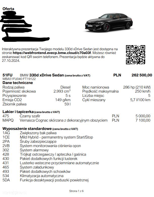 BMW Seria 3 330d xDrive mHEV M Sport sport - 16