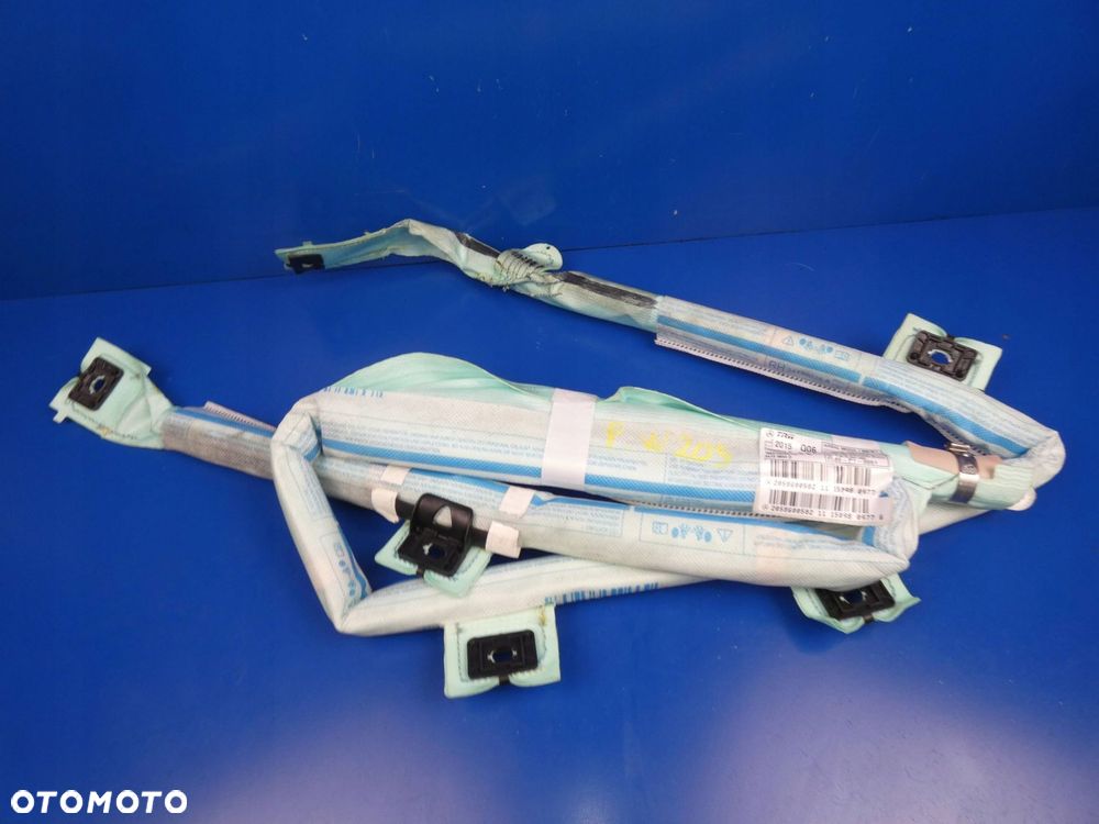 MERCEDES C KLASA W205 KURTYNA POWIETRZNA PRAWA AIR BAG ORYGINALNA - 1