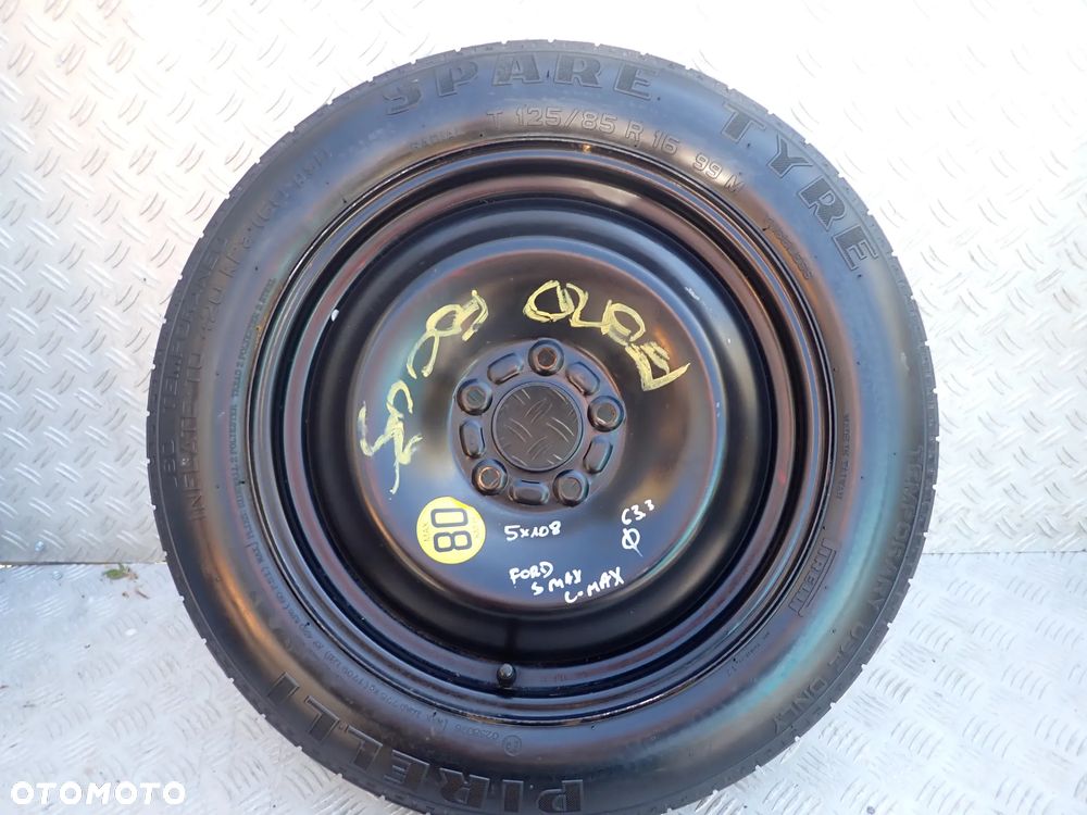 KOŁO ZAPASOWE DOJAZDOWE FORD 5X108 125/85/16 RADOM - 1