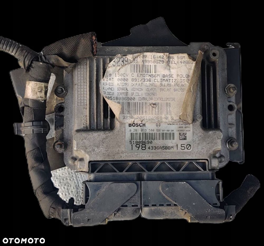Fiat Bravo II 2 1.9 JTD Sterownik silnika / Moduł ECU - 1