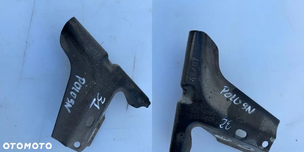 Wspornik mocowanie błotnika lewy prawy przód vw Polo 9N IV 6Q0821141 6Q0821142 - 1