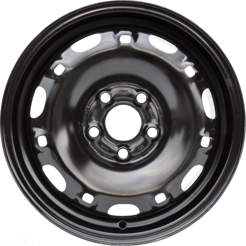 4x FELGI STALOWE 14 5x100 VW FOX POLO GOLF IV - 1