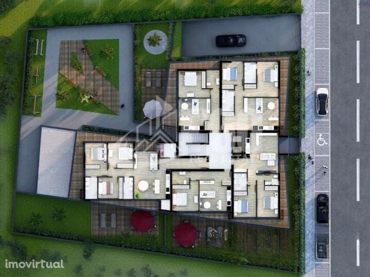 T2 COM TERRAÇO SÃO FÉLIX DA MARINHA - Grande imagem: 3/30