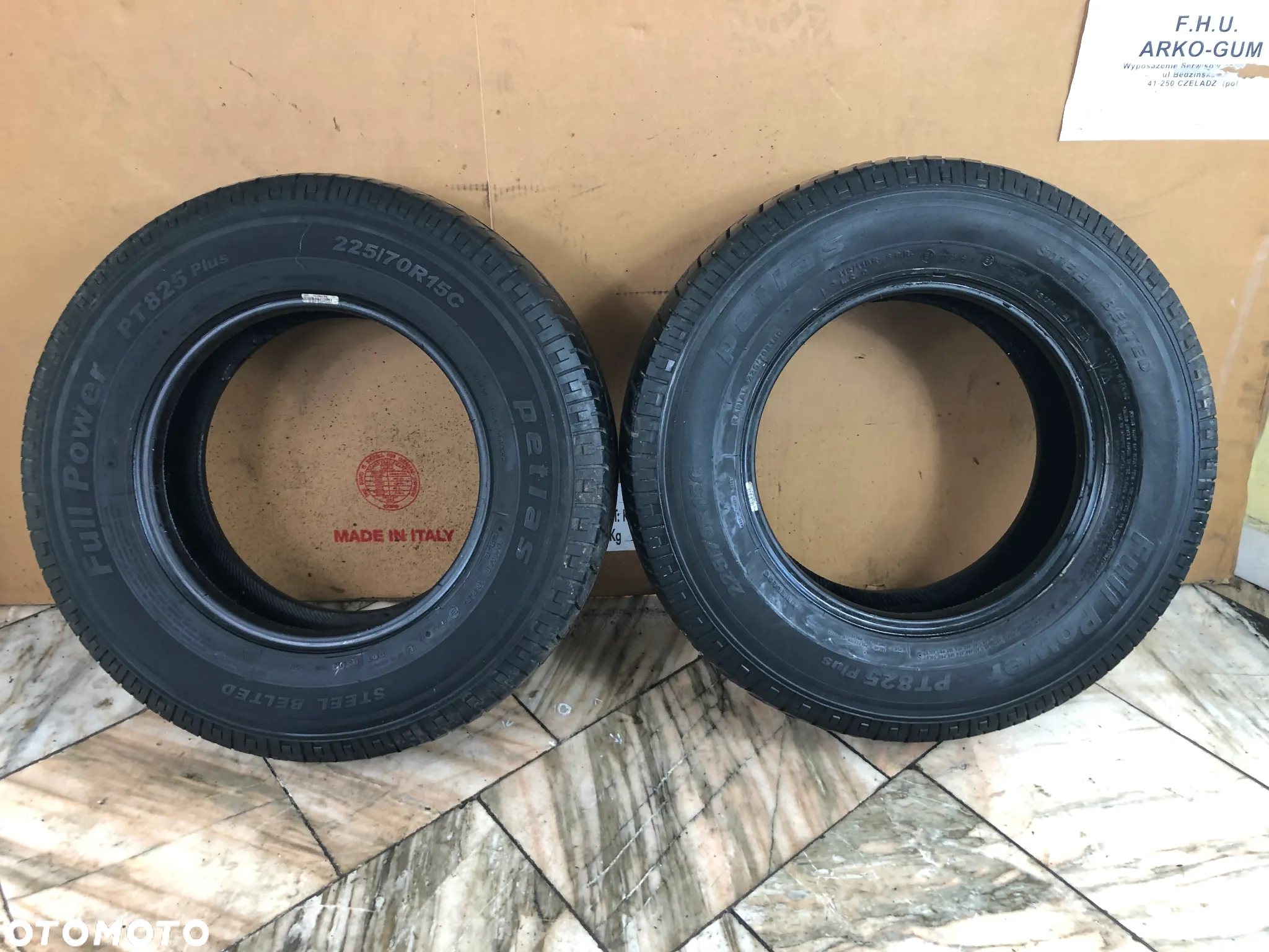 Opony Letnie 225/70 R15C 116/114R 10 MM 2016R Petlas Full Power PT825 Plus- 2 Szt - Gwarancja Wysyłka Montaż - 5