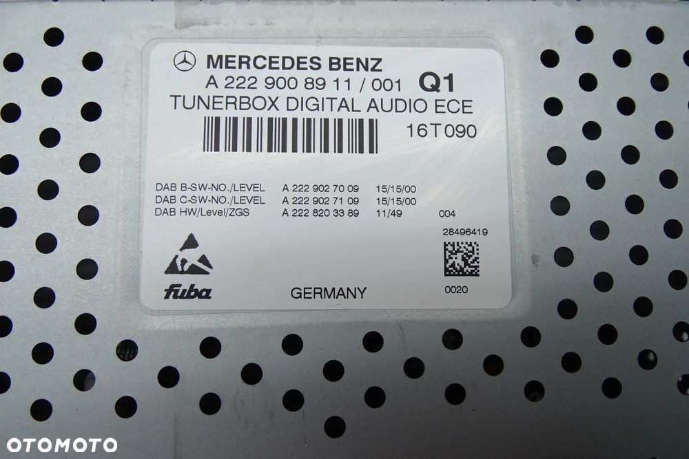MERCEDES C KLASA W205 Wzmacniacz Radia 2229008911 - 3