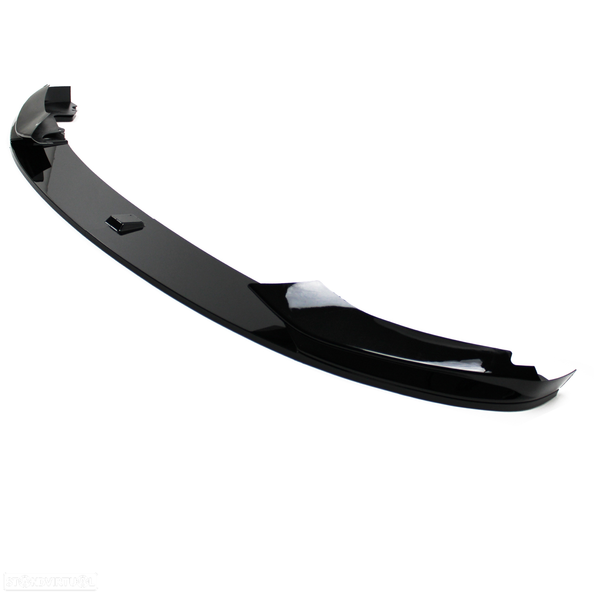 Aba Spoiler / Lip Frontal BMW SERIE 4 F32 / F33 / F36 2013-2021 em preto piano brilhante M-Performance Look ABS - 2