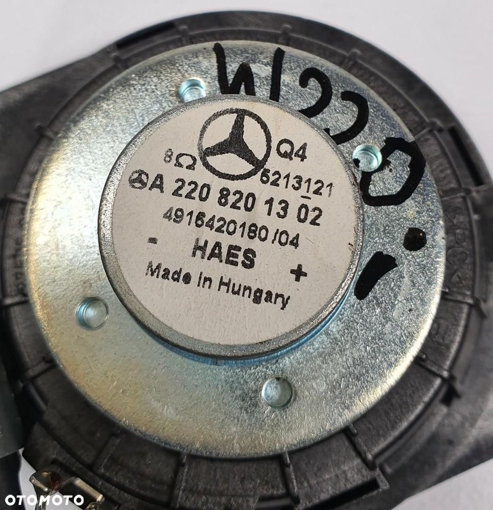 GŁOŚNIK KONSOLI MERCEDES W220 A2208201302 - 3