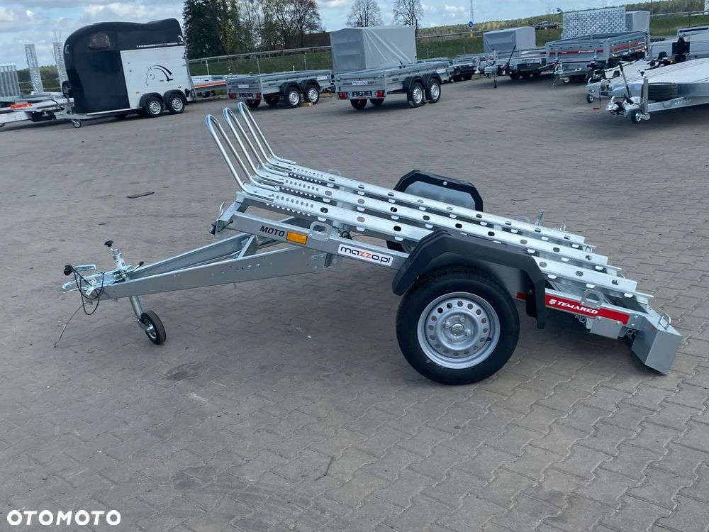 TEMARED DOSTAWA Przyczepa motocyklowa 230x155cm DMC750kg na 3 motory UCHYLNA - 13