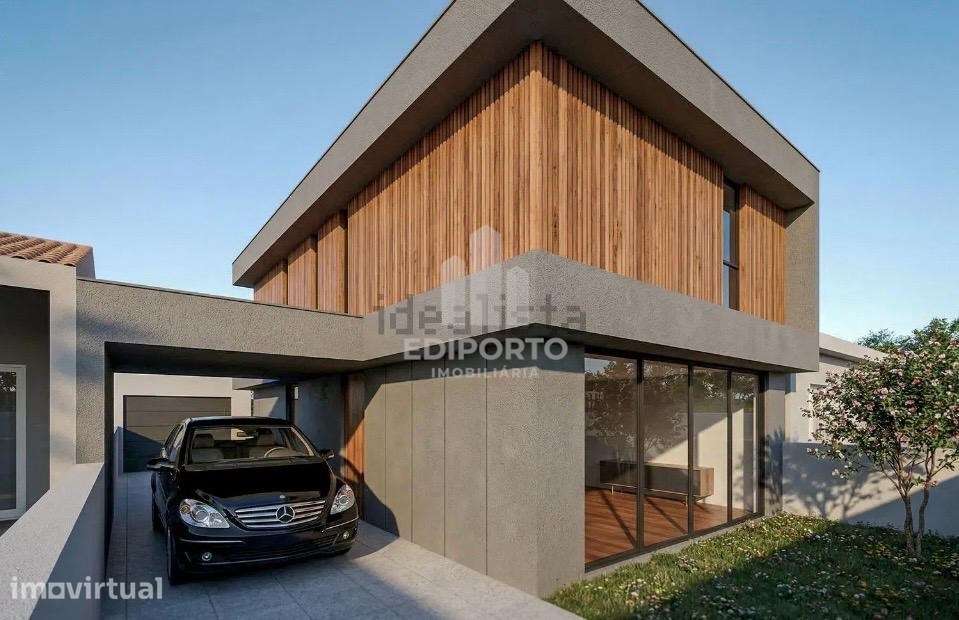 Moradia Contemporânea T3 Chave-na-Mão com Piscina em Lavra - Grande imagem: 3/7