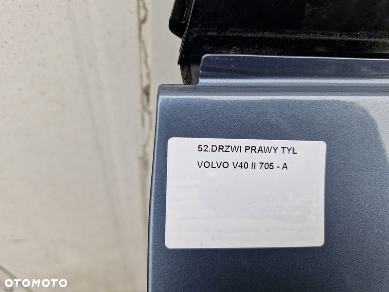 volvo v40 2 ii drzwi prawy tył prawe tylne 705 - 2