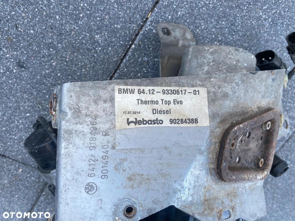 WEBASTO OGRZEWANIE POSTOJOWE BMW F10 F11 LCI LIFT DIESEL THERMO 9330617 - 5