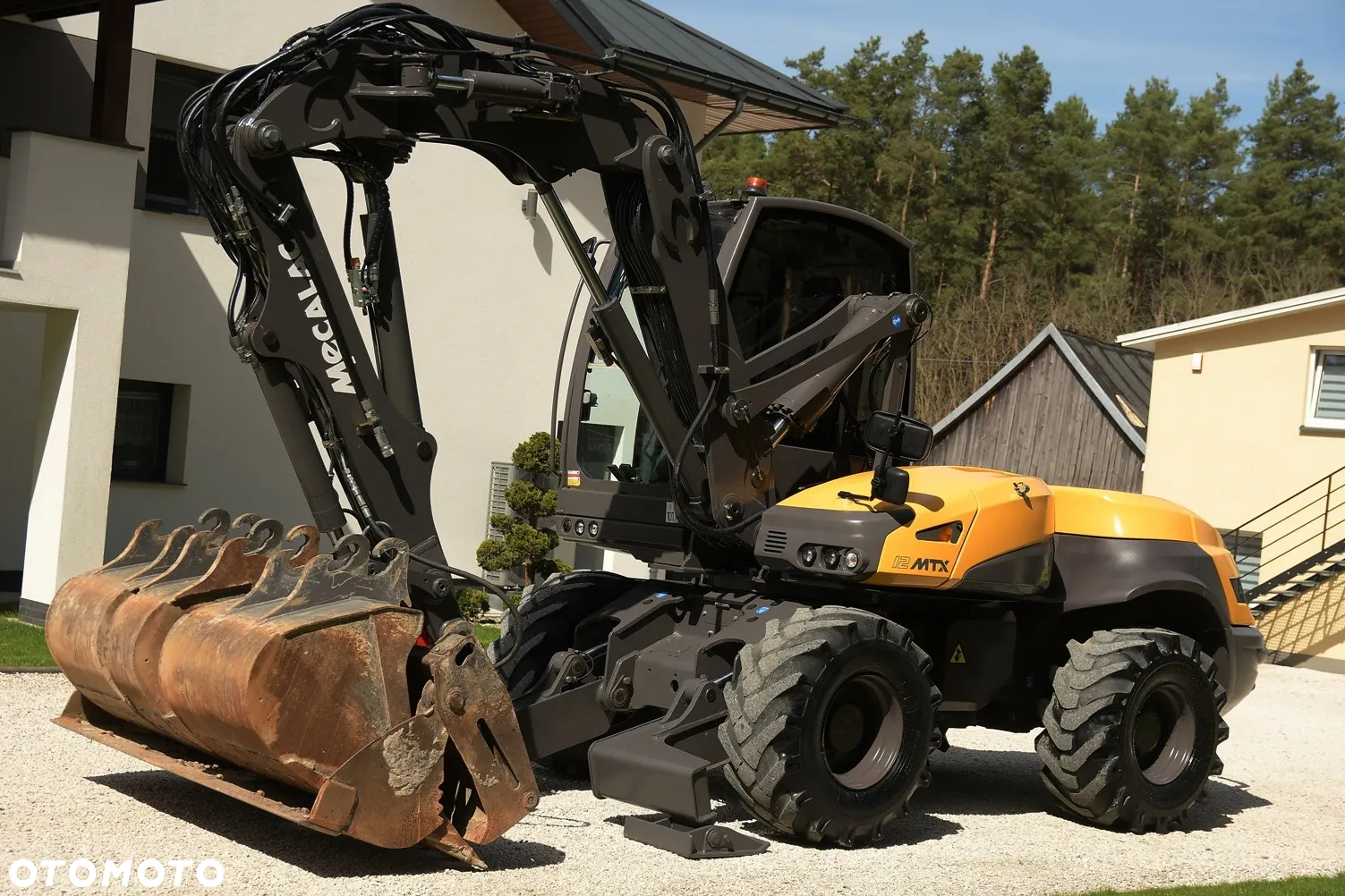 Mecalac Koparka Kołowa MECELAC 12MTX * 2018 * Kpl łyżek * KLIMA * KAMERY * SUPER STAN! - 2