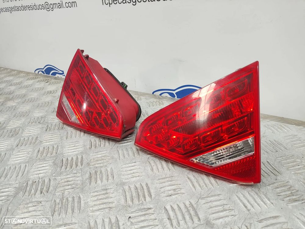Farolim Mala Tras Traseiro Esquerdo Direito Original LED Audi A5 8T Sportback 5 Portas 8T0945094A 8T0945093A 2008 - 2016 - 4