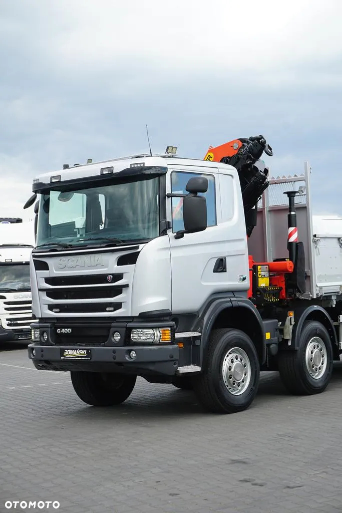 Scania G 400 / E 5 / 8 X 4 / 4 x 4 / WYWROTKA + HDS / TRIDEM / PALFINGER PK 26002 / MANUAL - 22