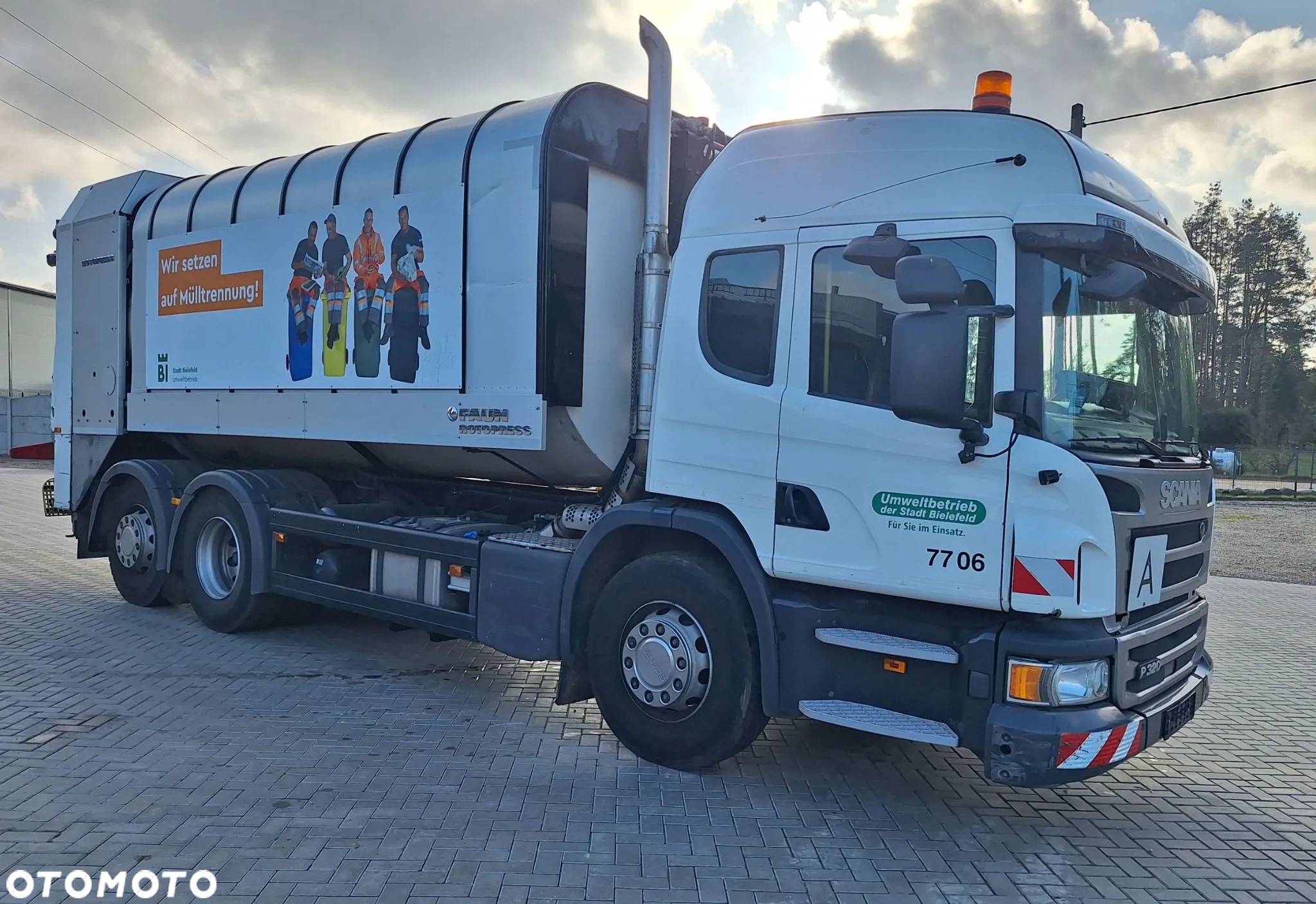 Scania P320 6X2 Faun Rotopress - 4