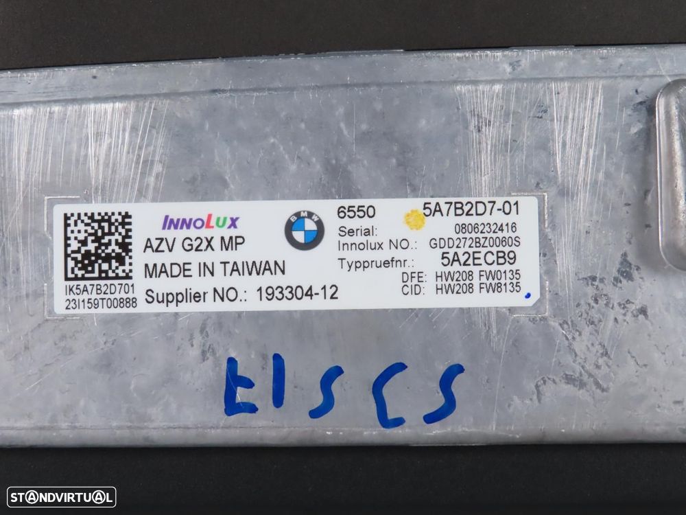 Monitor / Display Central Usado / Original BMW 3 (G20)/BMW 3 Touring (G21)/BMW 4... - 7