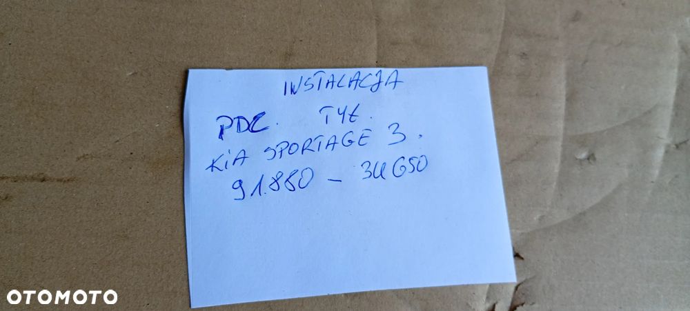 Wiązka instalacja czujników PDC zderzaka tył Kia Sportage III 91880-3U650 - 13