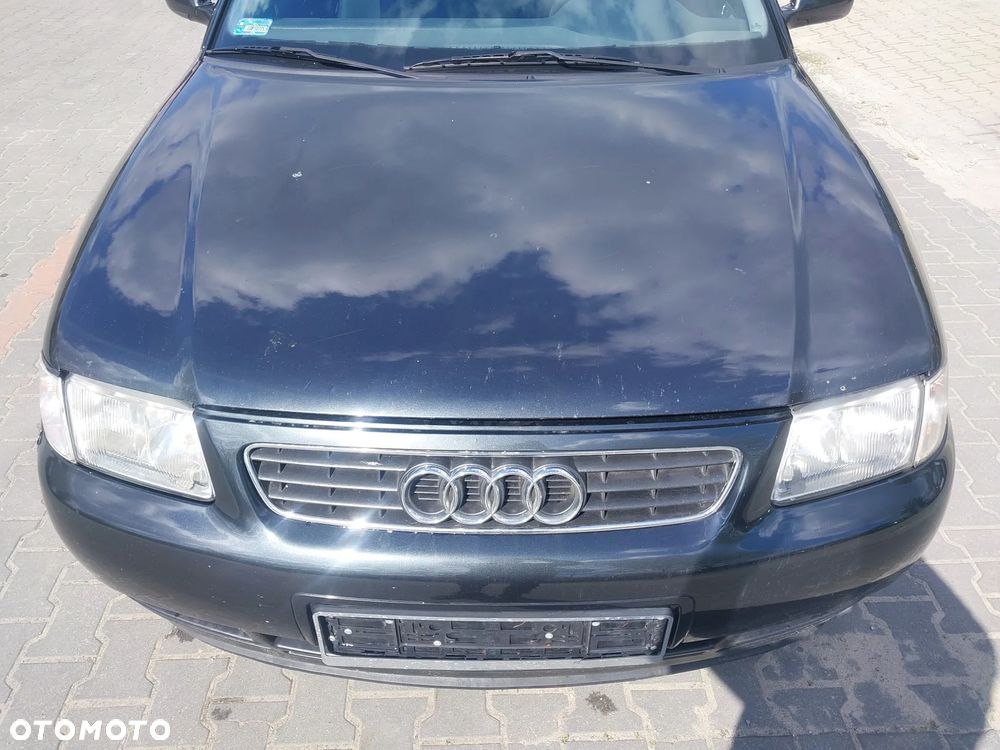 Przód kompletny Audi A3 8L kolor LZ9V LZ9U zderzak maska lampa przednia grill błotnik atrapa dokładka chłodnica pas wzmocnienie KOMPLET DO ZAŁOŻENIA bez malowania CZARNY - 3