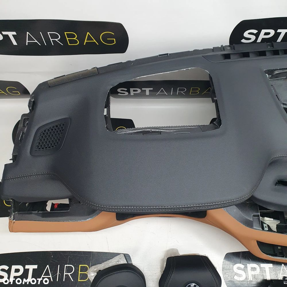 G11 G12 SERIA 7 KOKPIT DESKA KONSOLA PULPIT PODUSZKA AIRBAG AIR BAG PASY KIT SET - 2