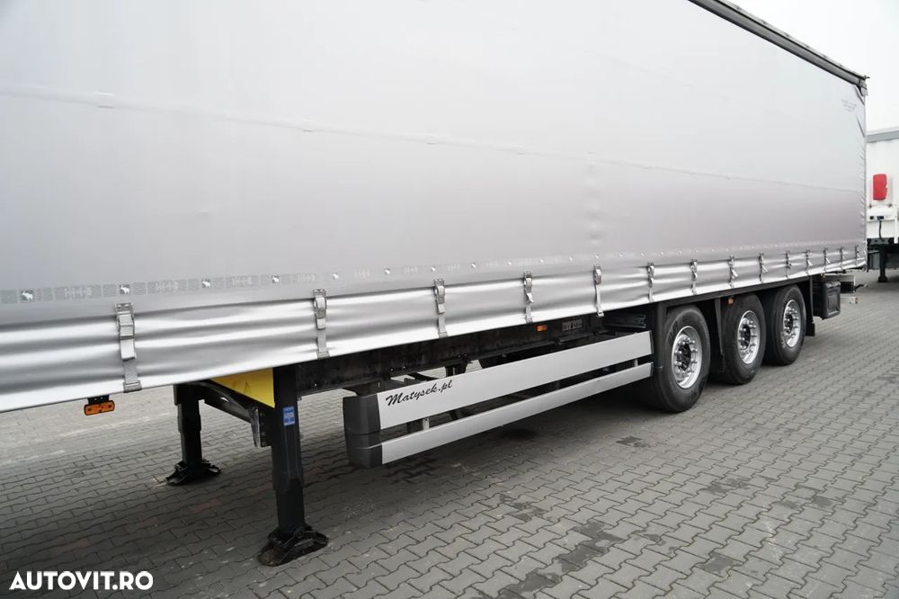 Schmitz Cargobull CORTINĂ / STANDARD / CAMION DIN OȚEL - 9 M / ACOPERIȘ CULISANT / AXĂ CULISANTĂ / - 10