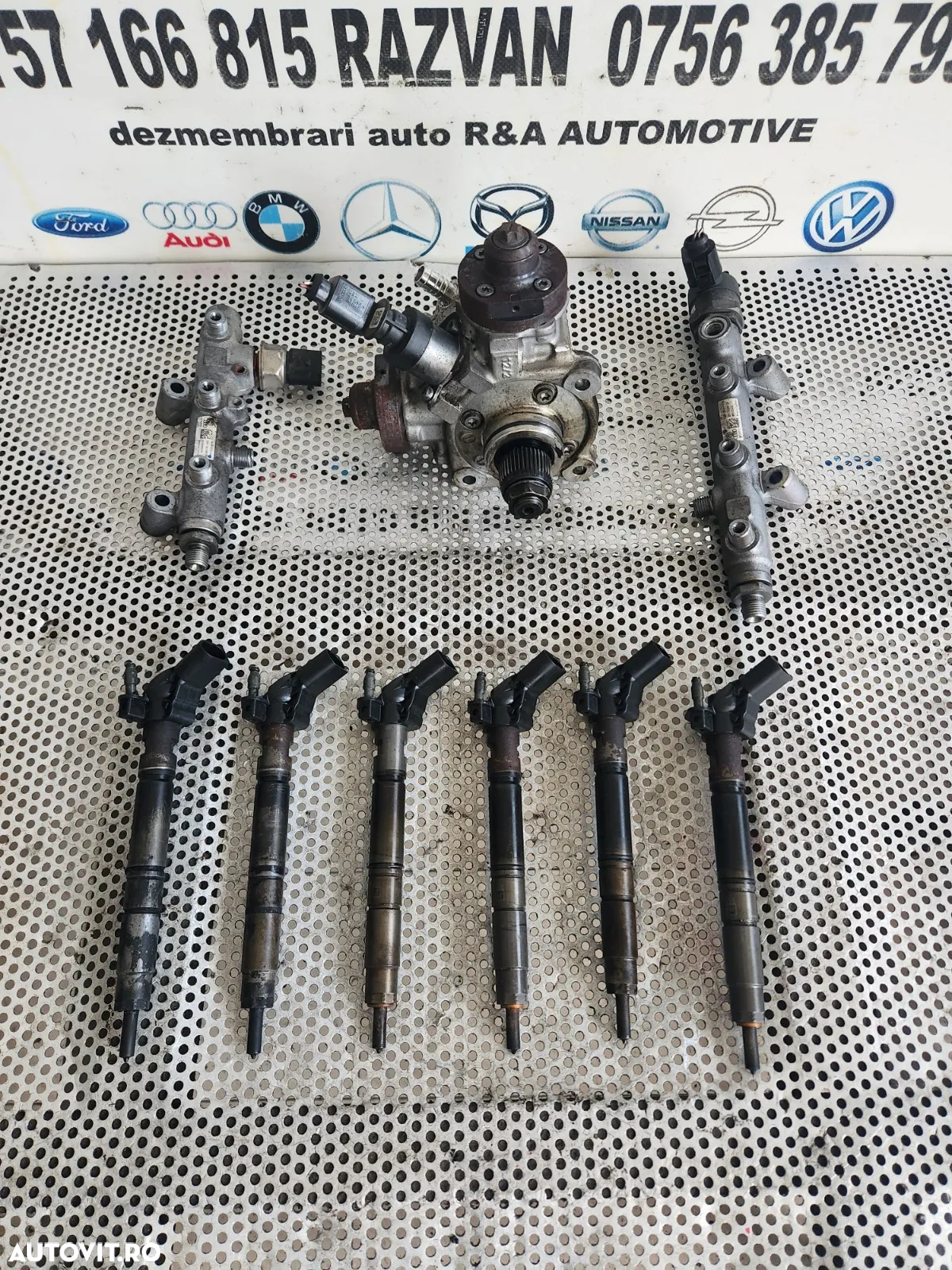Kit Injectie Injectoare Pompa Rampe Audi A5 A6 4G C7 A7 Q5 Q7 Vw Touareg Porsche Cayenne 3.0 Tdi Bi - 2