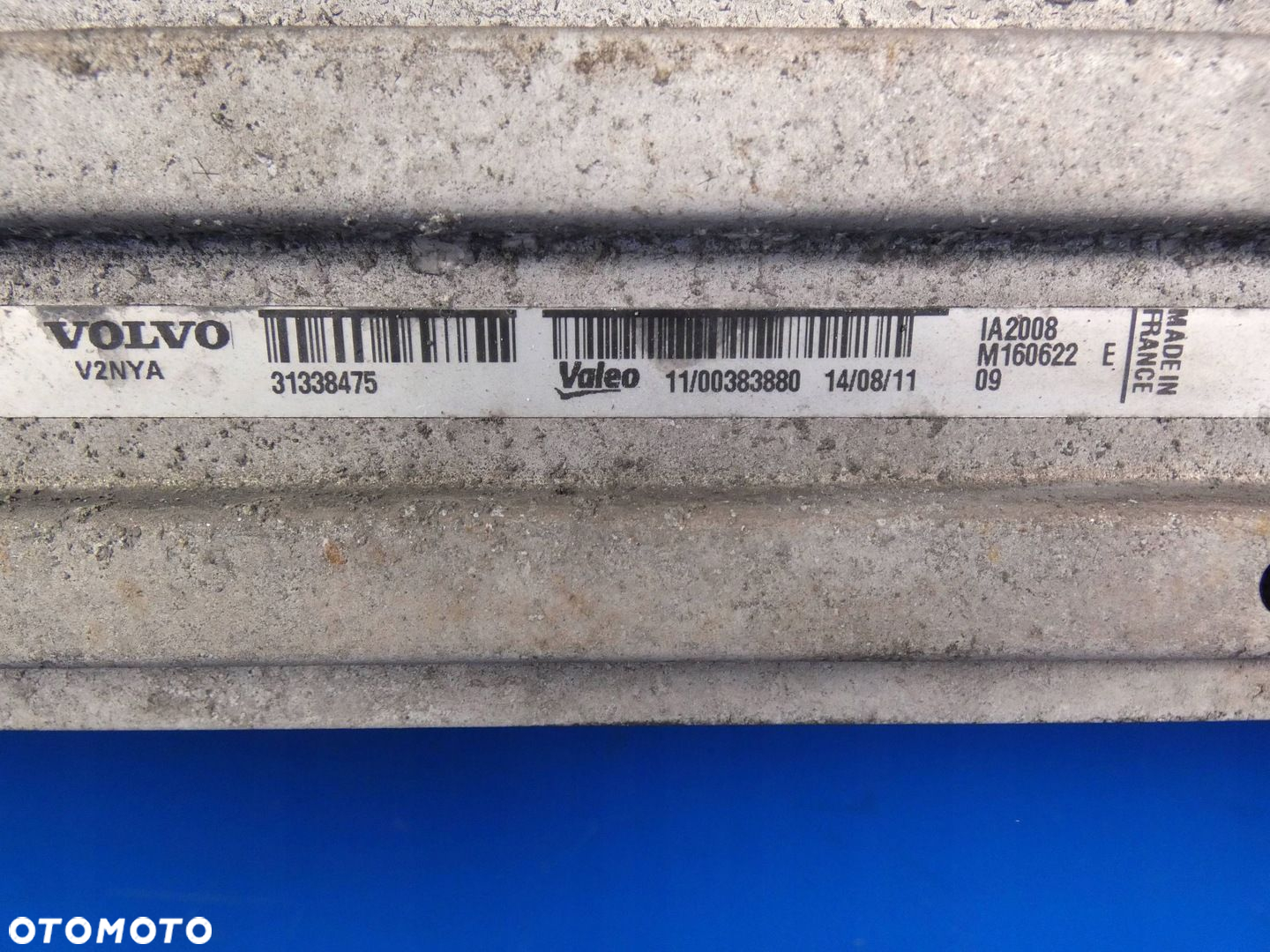 VOLVO XC60 I V60 S60 S80 2.4 D5 INTERCOOLER CHŁODNICA USZKODZONE MOCOWANIE - 3