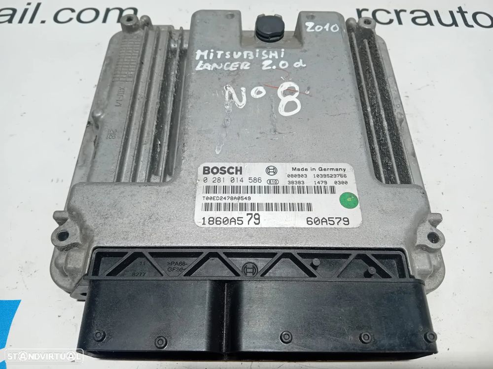 Centralina Bosch Original Mitsubishi 2.0 TDi 1860A579 / 0 281 014 586 - 5