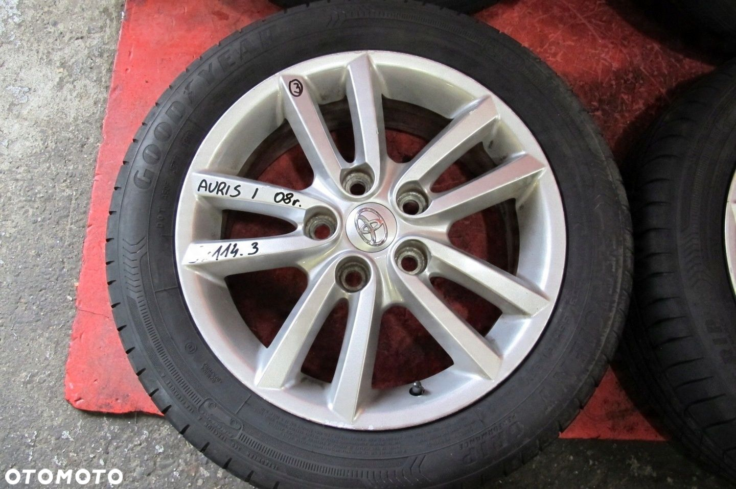 TOYOTA AURIS I 1 E15 COROLLA KOŁA FELGI 16 6.5J ET45 5x114.3 205/55R16 - 10