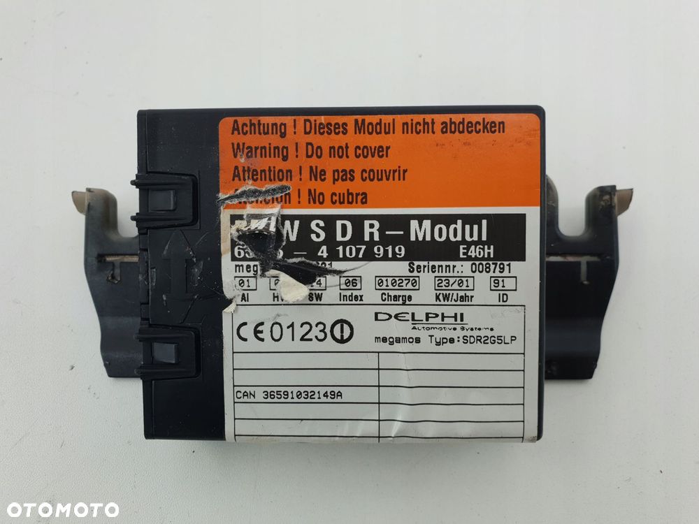 BMW E46 CABRIO MODUŁ STEROWNIK ALARMU 4107919 - 1