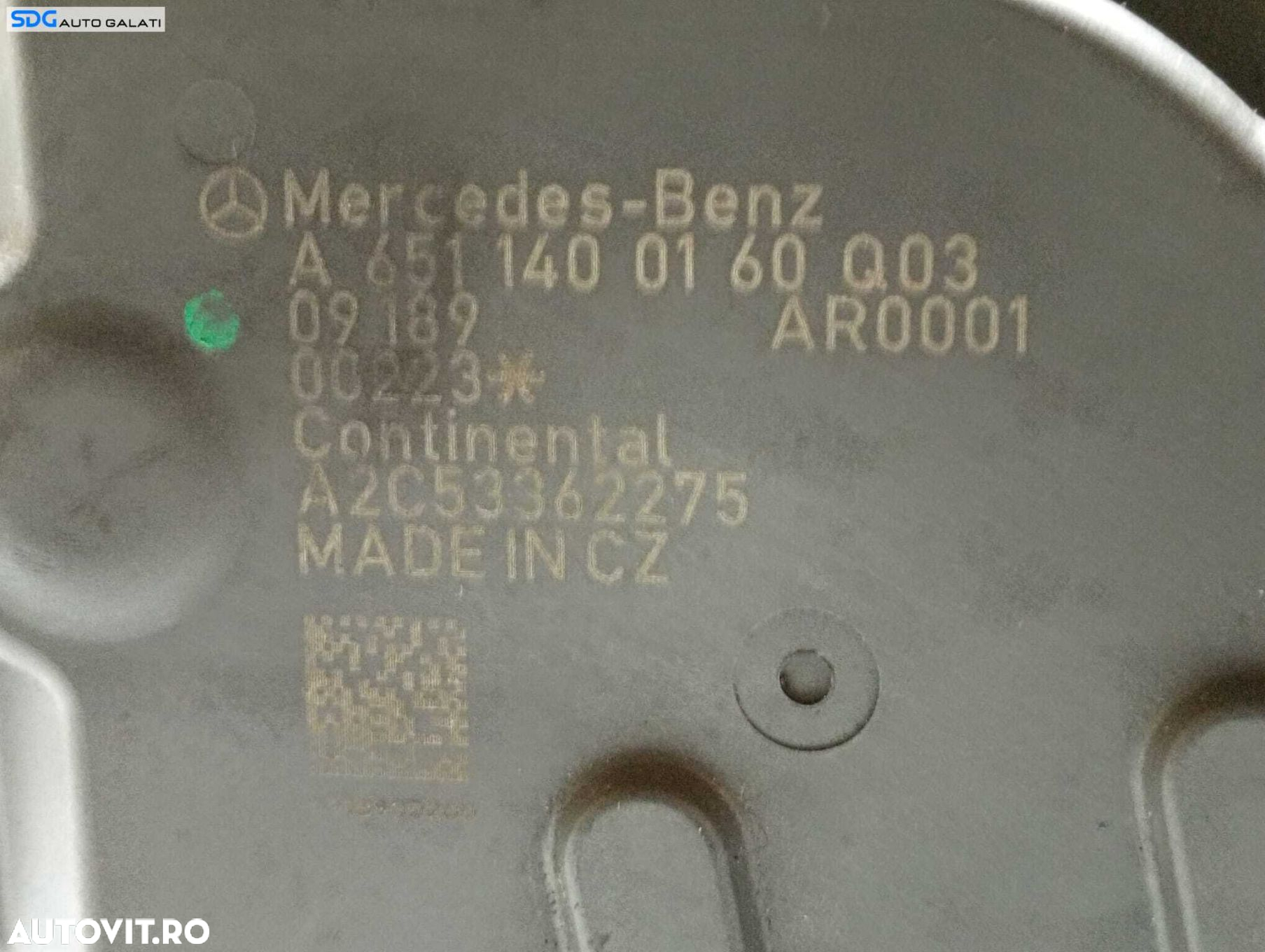 Supapa EGR Mercedes Clasa E Class W212 2.2 CDI 2009 - 2015 Cod A6511400160 A2C53362275 [M4942] - 3