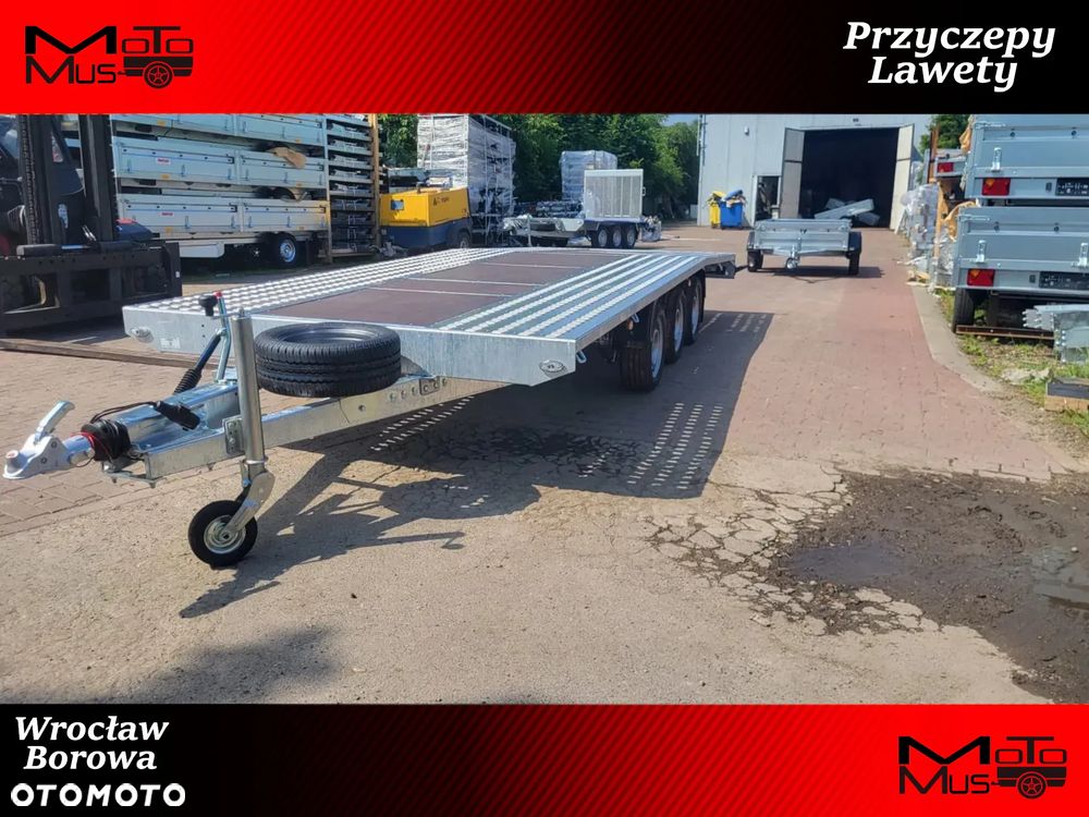 Niewiadów Przyczepa Niewiadów Jupiter NM 6x2,1m mocna rama spawana wypełnienie sklejka koła R13C - 1