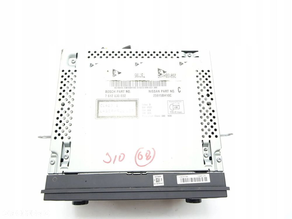 radio cd nissan qashqai j10 lift 10-13 r. - 3
