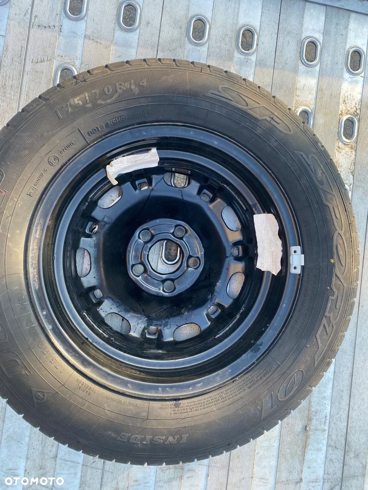 KOŁO ZAPASOWE ZAPAS DOJAZDÓWKA VW 5x100 175/70R14 DUNLOP - 6