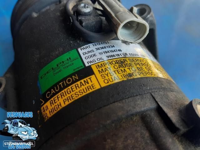 COMPRESSOR AR CONDICIONADO OPEL ASTRA H 2005 -383601234 - 1