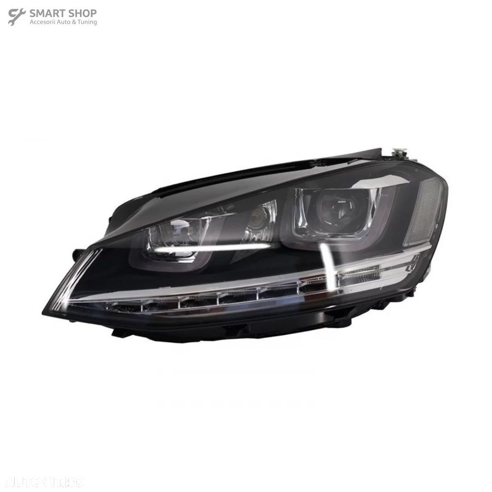 Faruri 3D LED VW Golf VII (2012-2017) R-Line LED Semnalizare Dinamica - 8