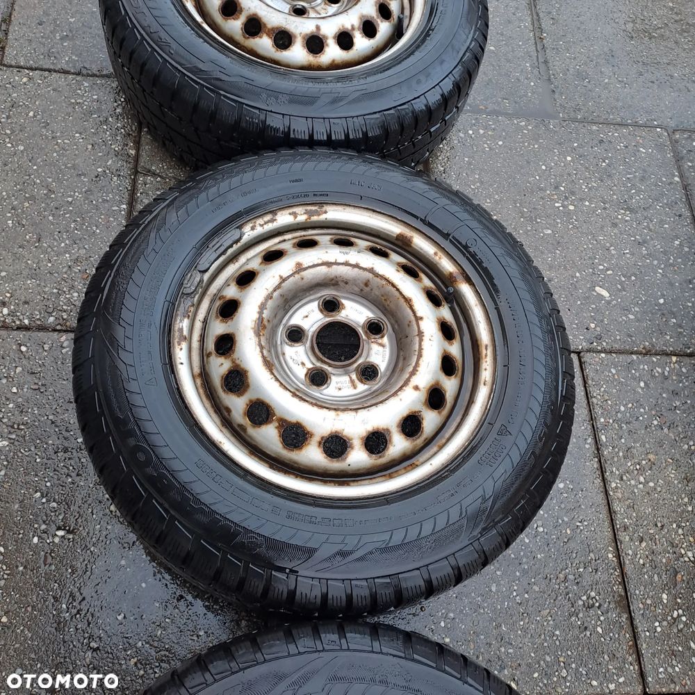 Volkswagen Transporter T4 komplet felg stalowych z oponami zima 195/70 R15C - 5
