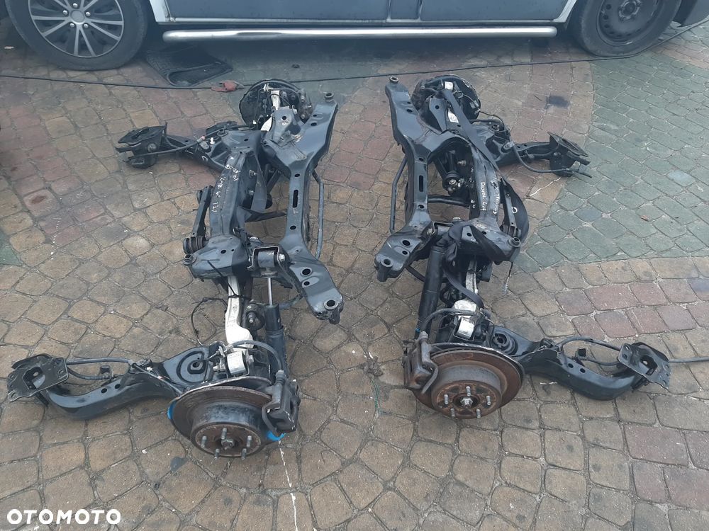 Tylna belka oś trawersa sanki nissan X-TRAIL T31 T32 4x4 Orginał bez rdzy super stan import italy - 2