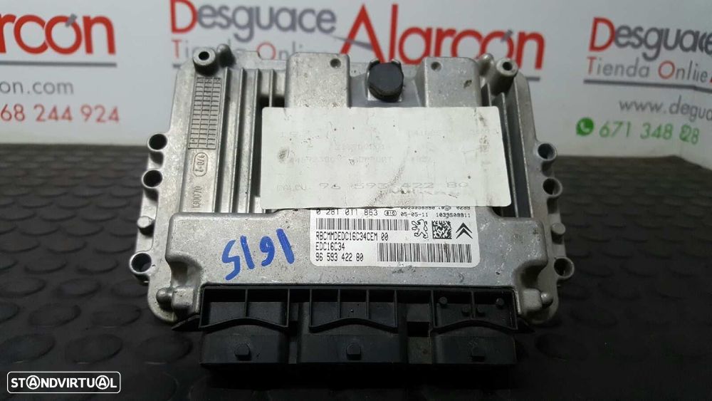 CENTRALINA DO MOTOR UCE CITROEN C4 COUPÉ VTR - 1