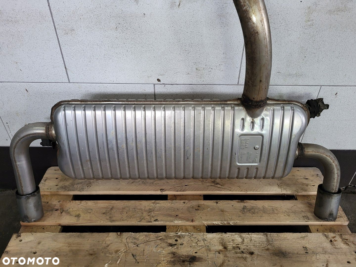 tłumik końcowy wydech 2.0d B47 BMW F45 X-DRIVE m-pakiet 8577093 - 2