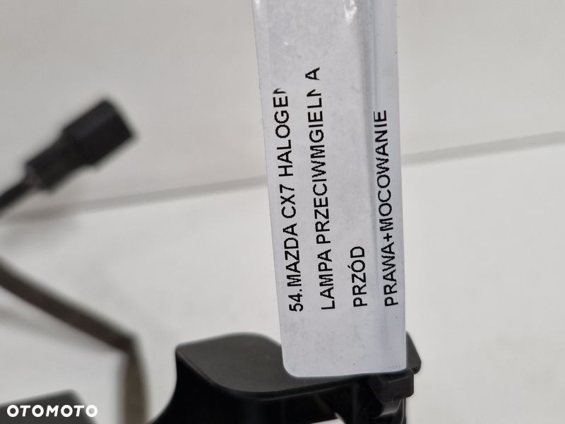 MAZDA CX7 HALOGEN LAMPA PRZECIWMGIELNA PRAWY PRZÓD MOCOWANIE GP9A51684 - 3