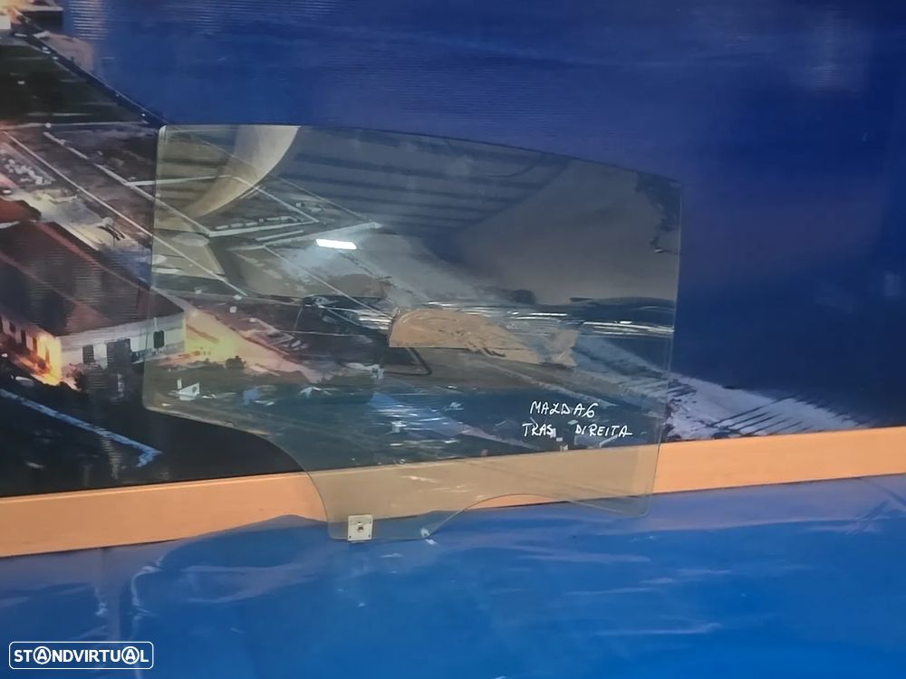 Vidro da porta traseira direita vidro laterais para mazda 6 2009- Hatchback - 2