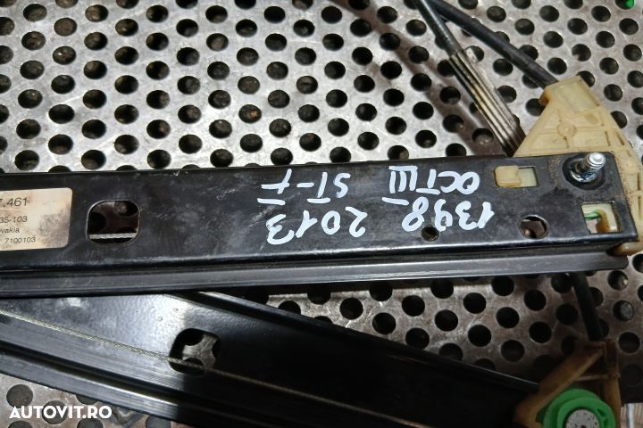 Macara geam fata stanga electrica 5Q0837461 5Q0837461 Skoda Octavia 3 - 2