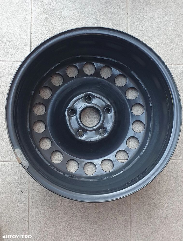 Jante tabla otel R16 VW originale Caddy Skoda Seat Audi Golf Passat T-roc Touran - 2