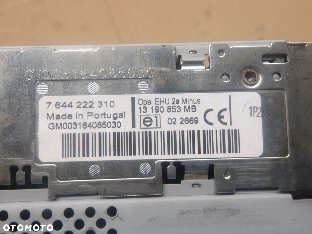 OPEL MERIVA A I LIFT 05-10 1.7CDTI RADIO 13190853 - 7