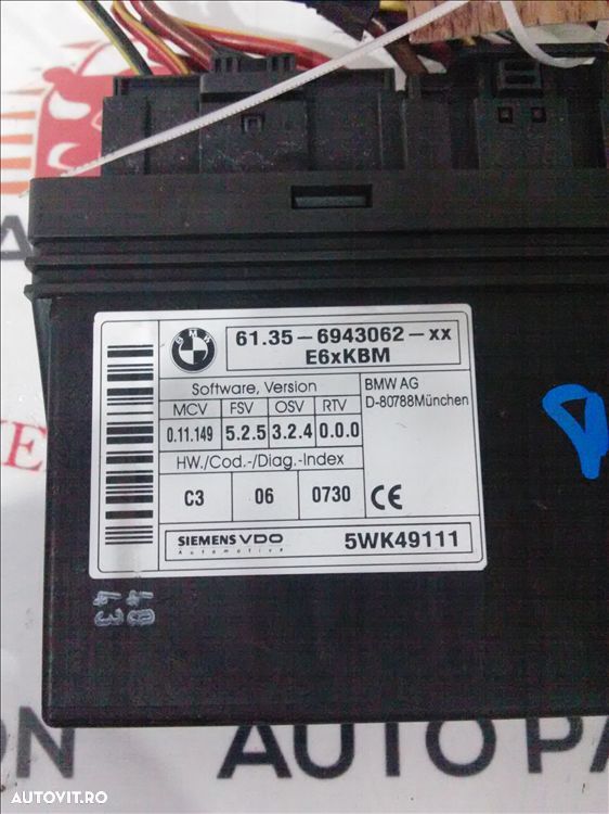 modul bmw seria 5 e60 3.0d an fabr  2008 - 1