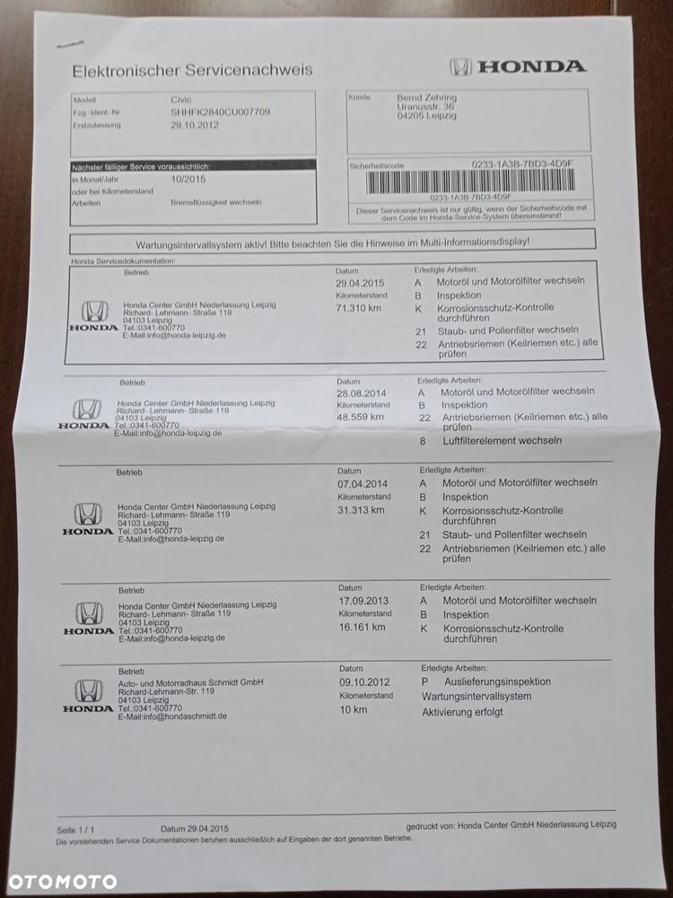 Honda Civic 1.8i-VTEC Automatik Comfort - 14