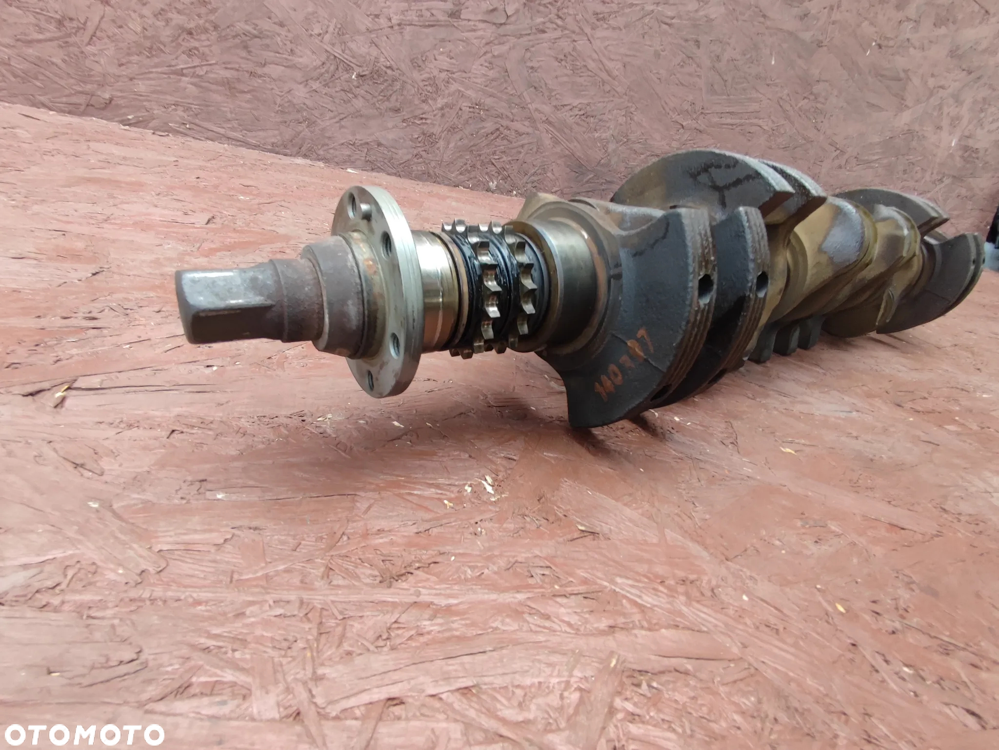 BMW E36 / E34 / E39 / Z3 ORYGINALNY WAŁ KORBOWY DO SILNIKÓW GAMY M52B25 1X VANOS / M50B25 O NR. 11 21 1 705 847 / 11 21 1 432 275 OEM W BARDZO DOBRYM STANIE - 3