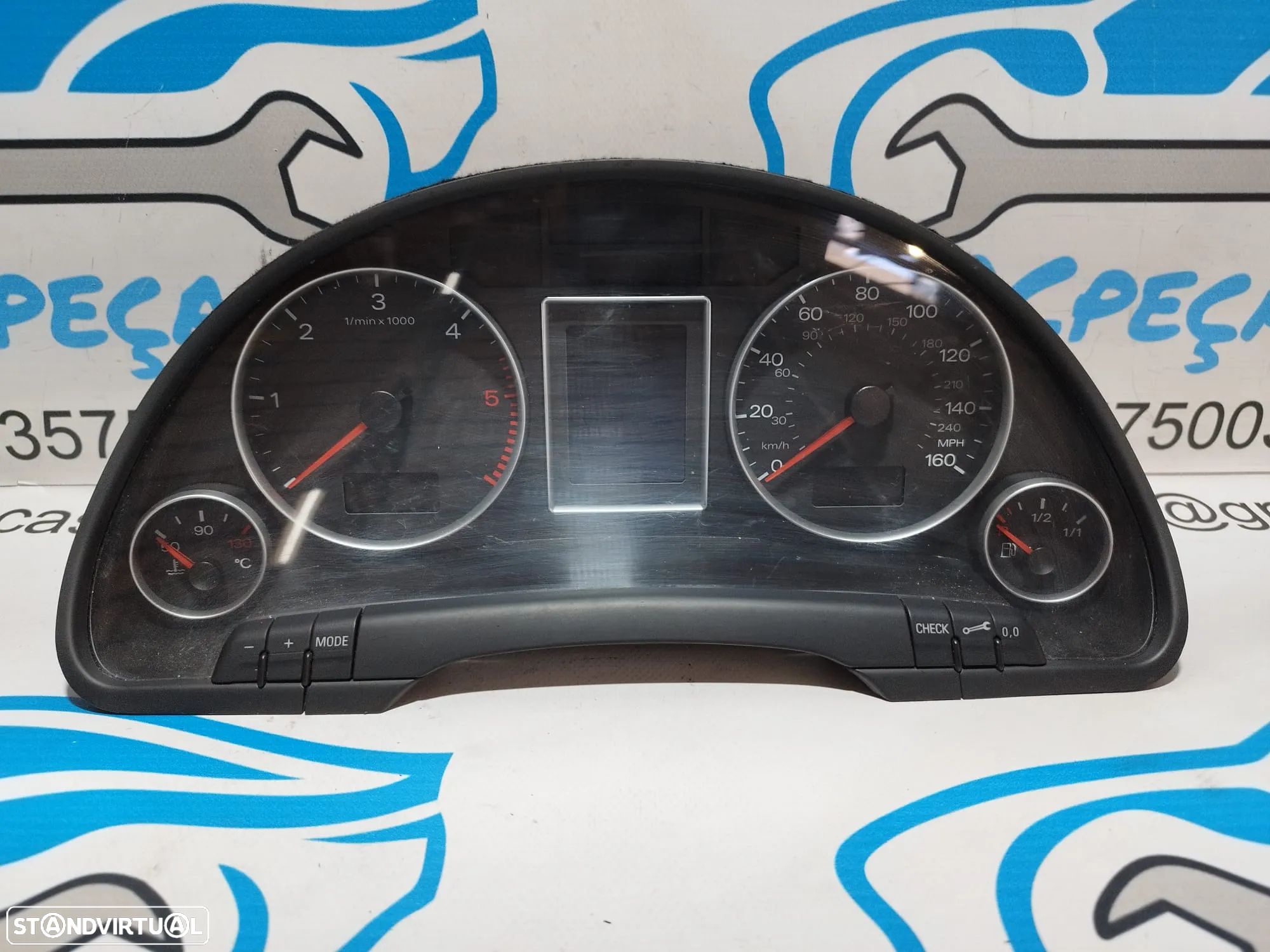 QUADRANTE MOSTRADORES PAINEL INSTRUMENTOS 8E0920900L 0263626036 AUDI A4 B8 - 1