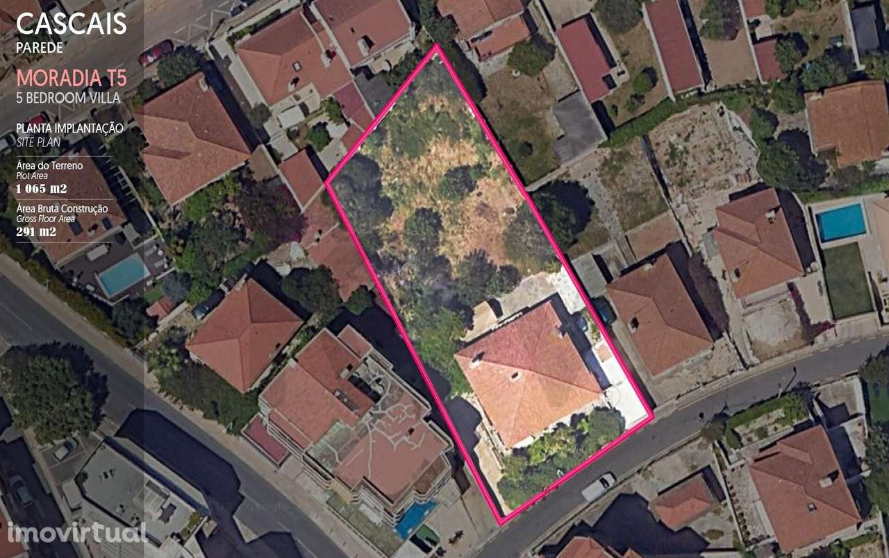 Parede, Cascais - Moradia T5 em terreno de 1065 m2 para investimento - Grande imagem: 3/53