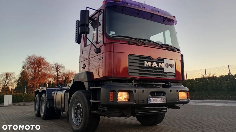 MAN 6x4 33.414 DFC F2000 FE 410 WYWROTKA HAKOWIEC DO ZABUDOWY Duża Ładowność Wzmocniony Resor Wersja Budowlana EXPORT Zamiana sprzęt budowlany - 3